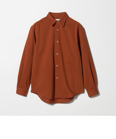 ダブルブラッシュ コットン レギュラーシャツ FORM型