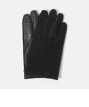 コンビ レザー グローブ タッチパネル対応