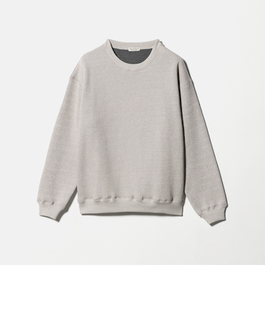 ヘザード クルーネック スウェット