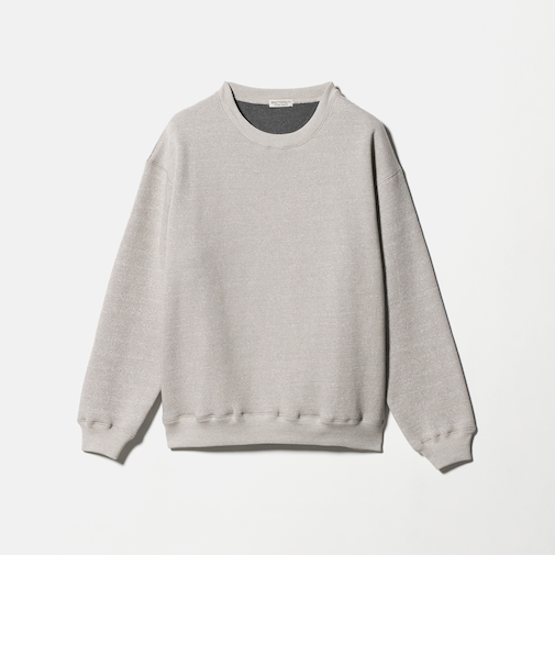 ヘザード クルーネック スウェット