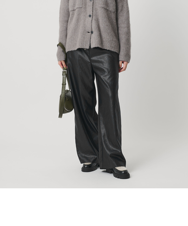 ポリエステル ２トーンサテン ドロストパンツ ウォッシャブル