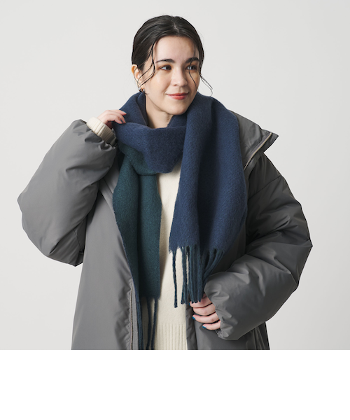 【美品】マフラー　ユナイテッドアローズ リバーシブル ソフト マフラー｜ビューティー＆ユース ユナイテッド