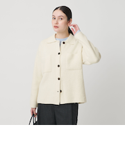 チャイニーズラクーンブレンド ポケット シャツカーディガン