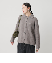 チャイニーズラクーンブレンド ポケット シャツカーディガン