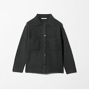 チャイニーズラクーンブレンド ポケット シャツカーディガン