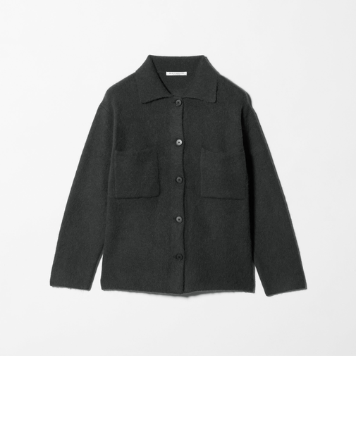 チャイニーズラクーンブレンド ポケット シャツカーディガン