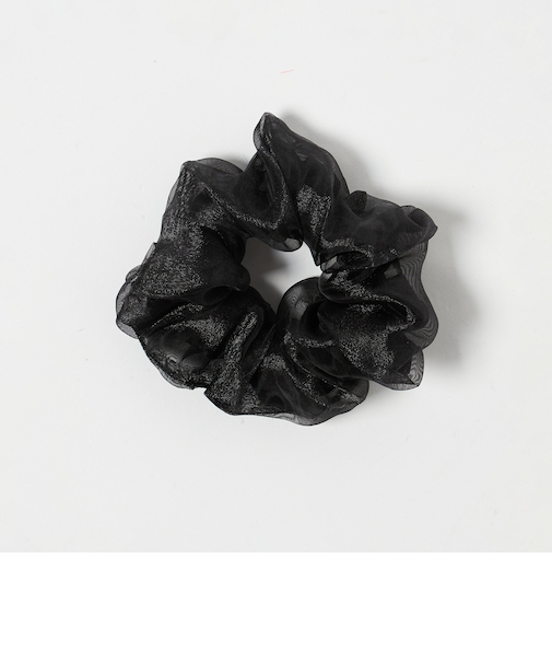 【WEB限定】シアー チュール シュシュ