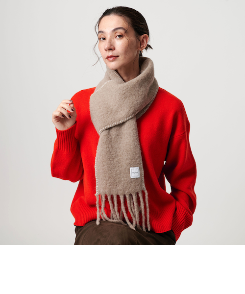 mylab＞アルパカ ステッチマフラー｜ビューティー＆ユース