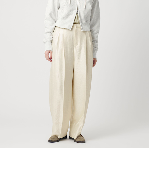 レーヨンブレンド グロス カーブパンツ｜ビューティー＆ユース