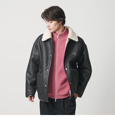 ムートンライク リバーシブル ジャケット