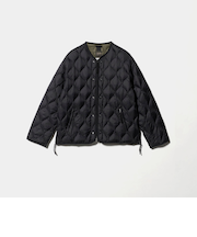 ＜TAION＞ミリタリー M65 ライナー Wジップ ショート ダウンジャケット