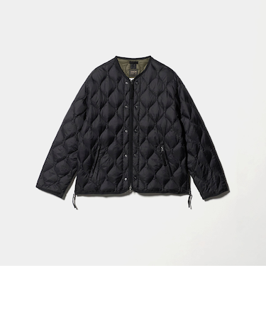 ＜TAION＞ミリタリー M65 ライナー Wジップ ショート ダウンジャケット