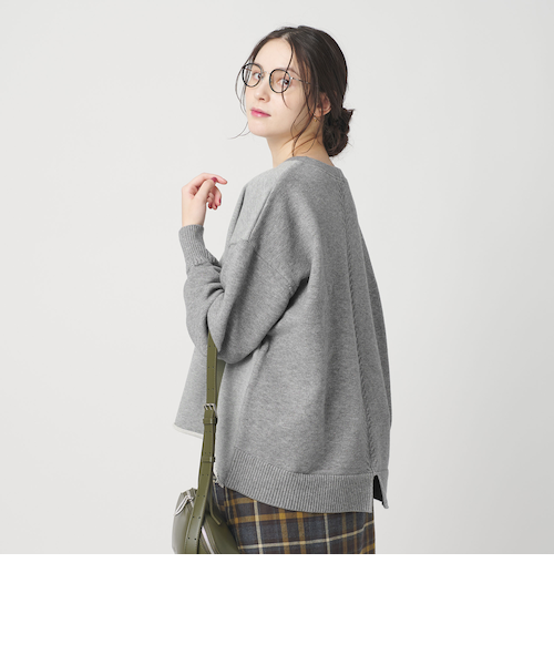 ビューティー＆ユース ユナイテッドアローズ（BEAUTY&YOUTH）/【WEB限定】スウェット×ニット コンビプルオーバー ウォッシャブル WEB限定】スウェット×ニット コンビプルオーバー ウォッシャブル