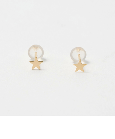 K18 スター ピアス