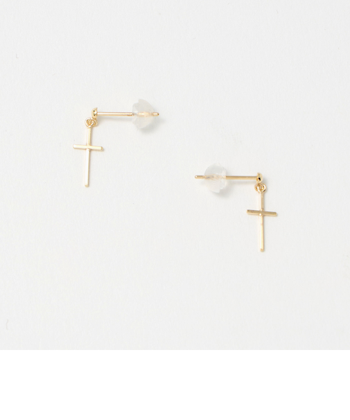 K10 クロス ピアス