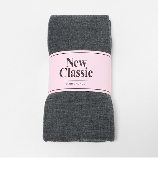 <MARCOMONDE>ウール ワイドリブ タイツ