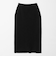 【WEB限定 Wardrobe DAILY MINIMAL】ポリエステルコットン リブニットタイトスカート ウォッシャブル