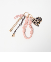 <VIOLAd’ORO>レオパード ハート バッグチャーム