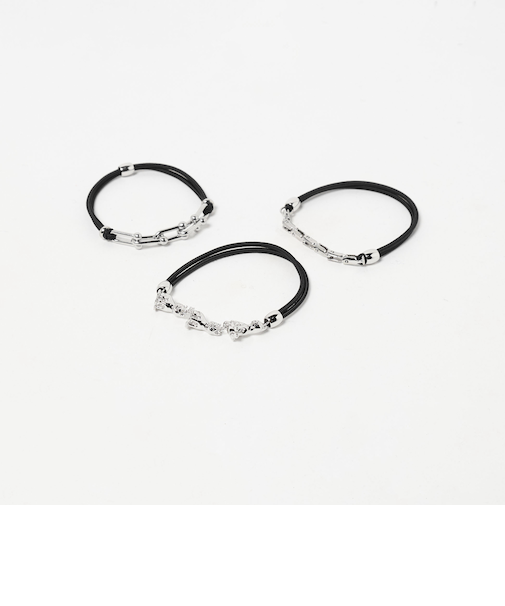 ＜heyep＞Cat & Metal Parts ヘアタイ/3P