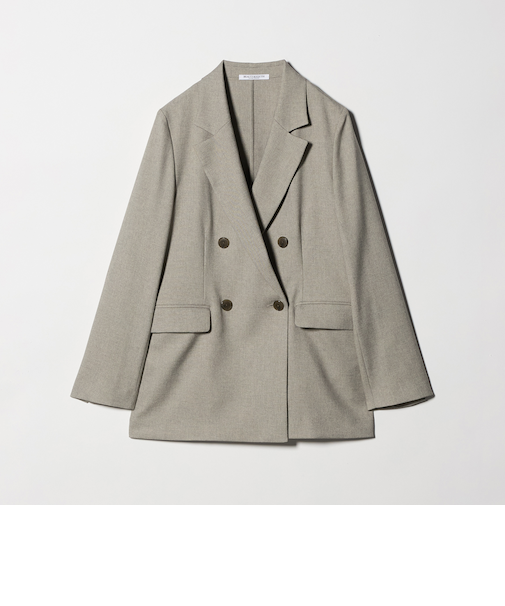 リネンライク ダブルジャケット