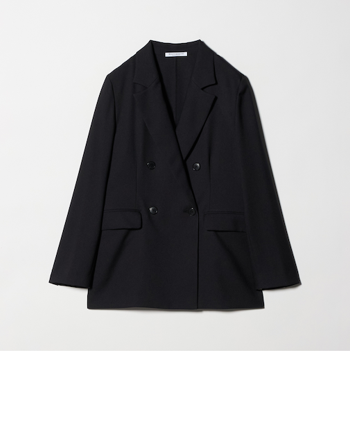 リネンライク ダブルジャケット