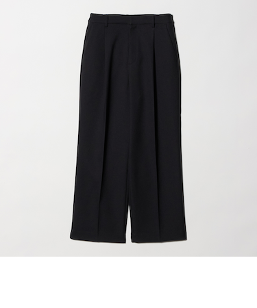 リネンライク ワイドストレートパンツ ウォッシャブル