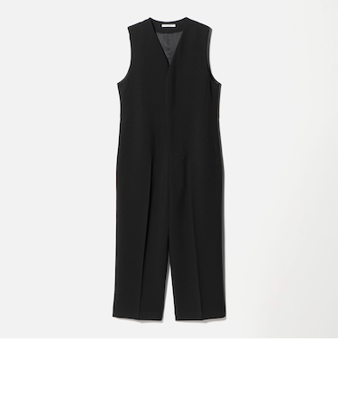 Vネックオールインワン