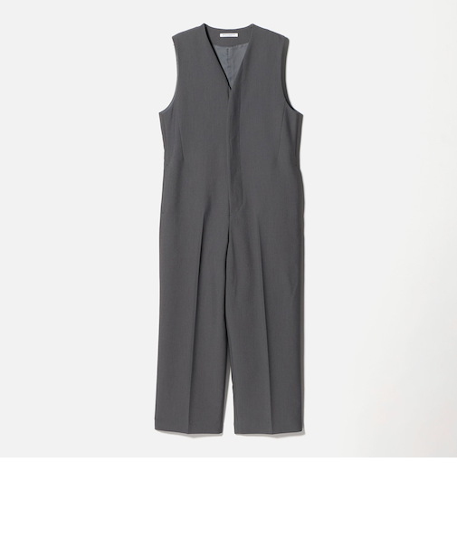 Vネックオールインワン