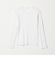 ランダムリブ ニットプルオーバー ウォッシャブル