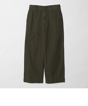 ヘリンボーン ツイル ベイカーパンツ