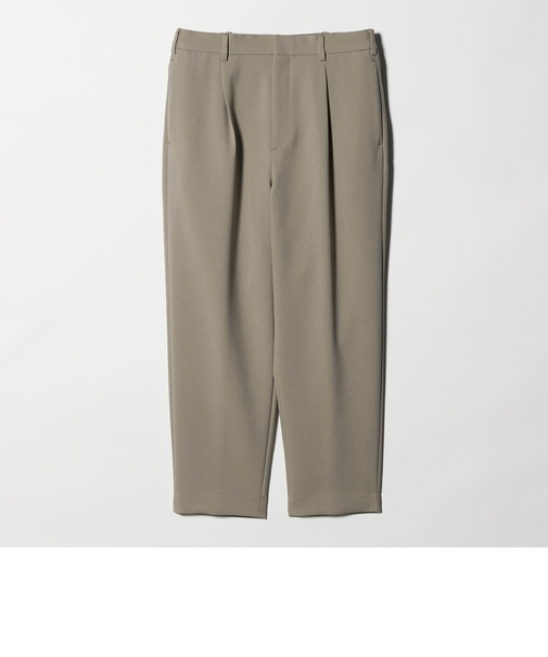 メランジ ダブルクロス 1プリーツ アジャスト パンツ NO.7