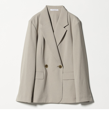 2ボタン ダブルジャケット 吸水速乾 防シワ UV