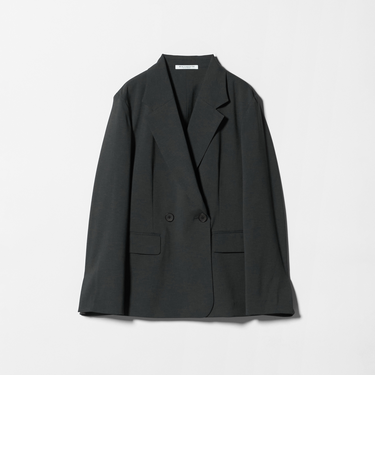 テーラード ダブルジャケット 吸水速乾 防シワ UV