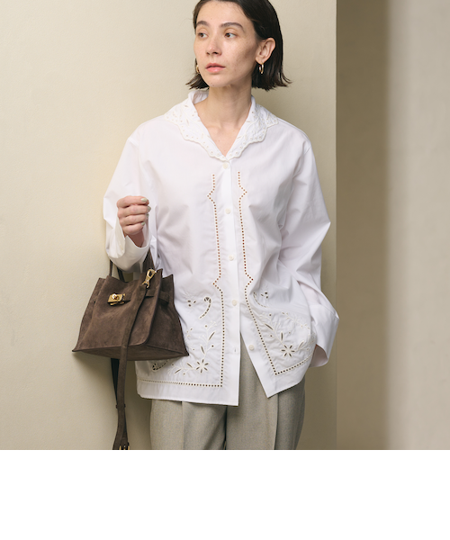 エンブロイダリーカラー シャツ｜ビューティー＆ユース ユナイテッド