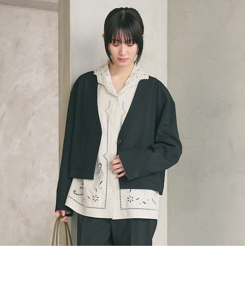 エンブロイダリーカラー シャツ｜ビューティー＆ユース ユナイテッド