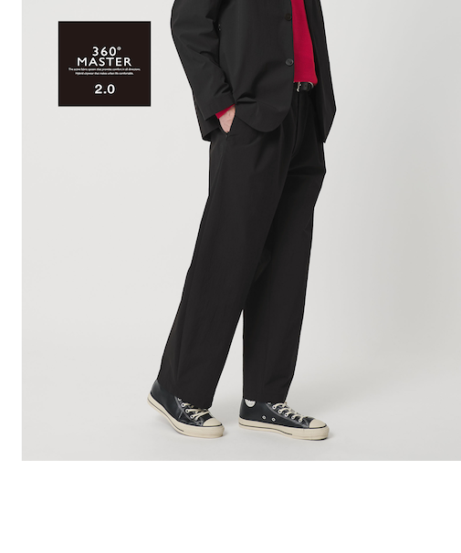 360°MASTER 2.0 カーブ イージーパンツ NO.11 セットアップ対応 ストレッチ 撥水 ウォッシャブル
