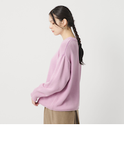 フェード クルーネックニットプルオーバー