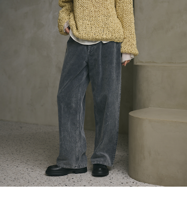 オーバーダイ コーデュロイ ５ポケットパンツ