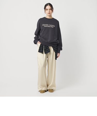 チンツゴム ワイドパンツ ウォッシャブル