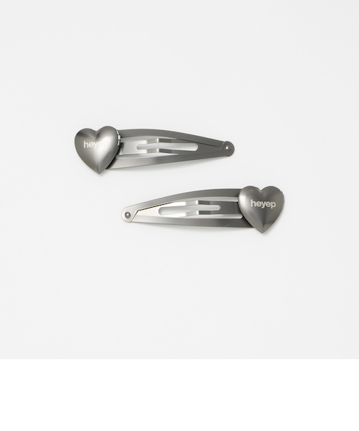 ＜heyep＞ハート ロケット ヘアピン/2P