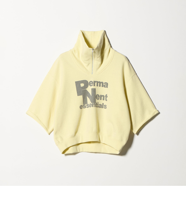 【別注】＜Americana＞ジップ ショートスリーブ スウェットプルオーバー