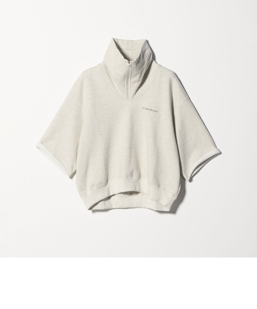 【別注】＜Americana＞ジップ ショートスリーブ スウェットプルオーバー