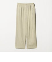 サテンドロースト ワイドパンツ ウォッシャブル