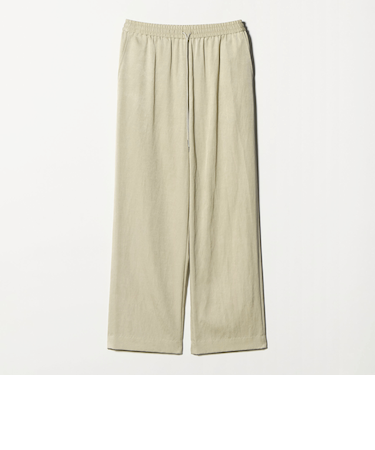 サテンドロースト ワイドパンツ ウォッシャブル