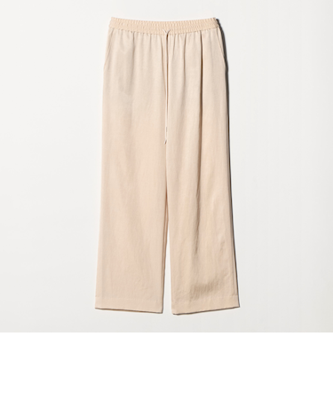 サテンドロースト ワイドパンツ ウォッシャブル