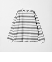 12oz ヘビーウェイト ボーダー クルーネック カットソー