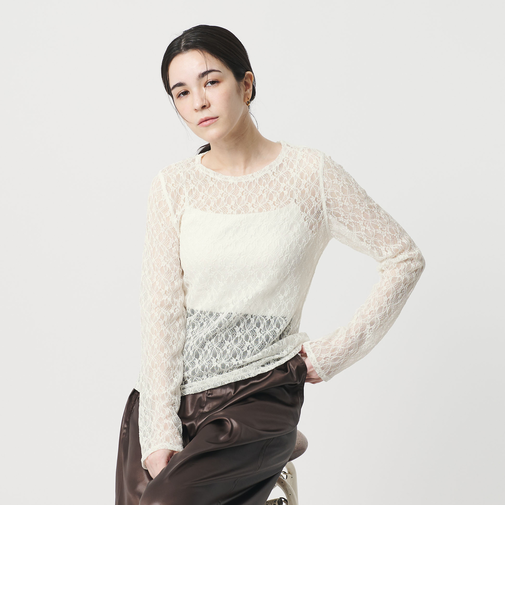 フラワーレース プルオーバー