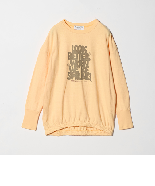 【別注】＜Americana＞プリント ロングスリーブTシャツ