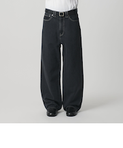 オーバーダイ デニム バギー パンツ シーズナル