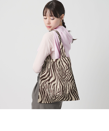 ゼブラ パッカブル トートバッグ